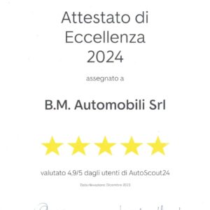 BM Automobili Pescara, SPECIALIZZATI NELLA COMPRAVENDITA DI VEICOLI SEMINUOVI